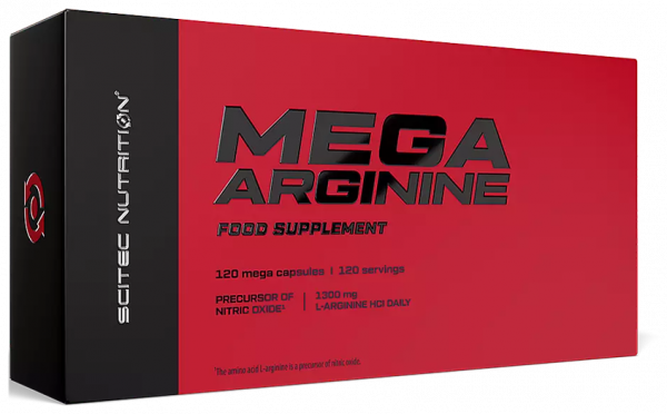 Scitec Nutrition Mega Arginine, 120 капсул