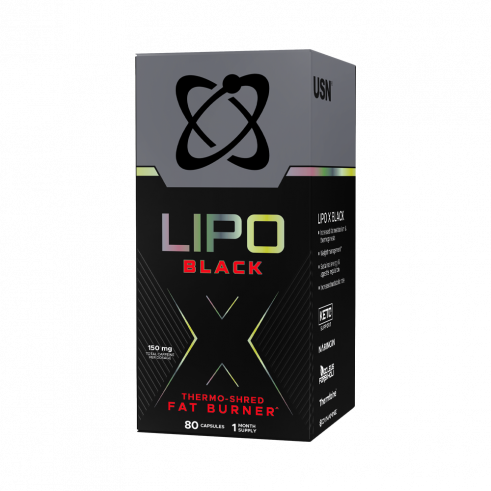 USN Lipo X Black, Липо Икс Блэк, 80 капсул
