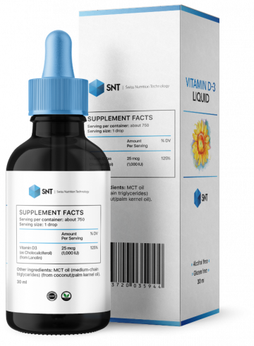 SNT Vitamin D-3 liquid, Витамин Д-3 жидкий, 30 мл