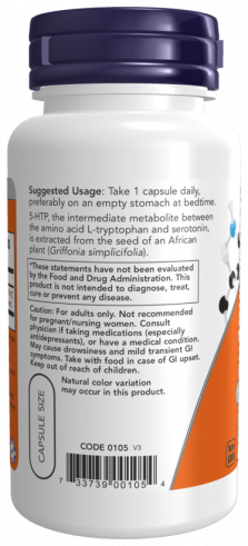 NOW 5-HTP complex, 5-HTP комплекс, 60 капсул