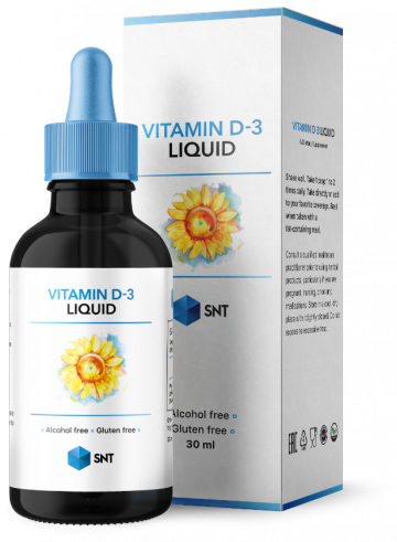SNT Vitamin D-3 liquid, Витамин Д-3 жидкий, 30 мл