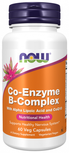 NOW Co-Enzyme B-Complex, Ко-Энзим В-комплекс, 60 капсул