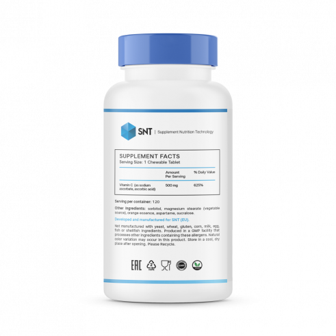 SNT Chewable C, Чувабл С, 120 таблеток