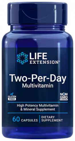 Life Extension Two-Per-Day Multivitamin, 60 капсул