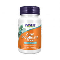 NOW Zinc Picolinate, Цинк пиколинат, 60 капсул