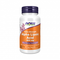 NOW Alpha Lipoic Acid, Альфа-липоевая кислота, 60 капсул