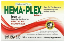 Nature's Plus Hema-Plex, 30 таблеток