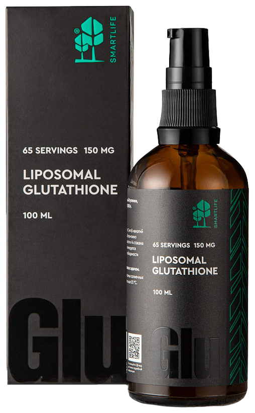 SmartLife Liposomal Glutathione, Липосомальный Глутатион, 100 мл